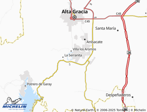 MICHELIN Villa la Bolsa map - ViaMichelin