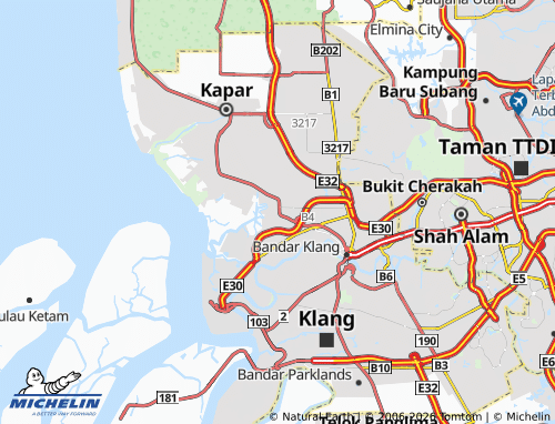 MICHELIN Taman Baiduri map - ViaMichelin