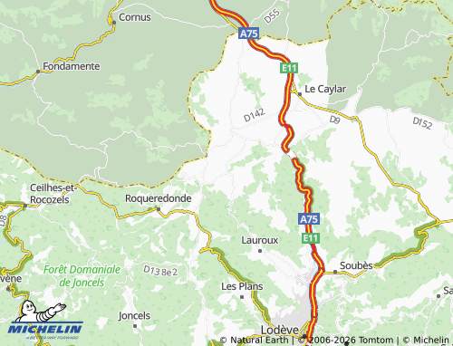 MICHELIN Les Sièges map - ViaMichelin
