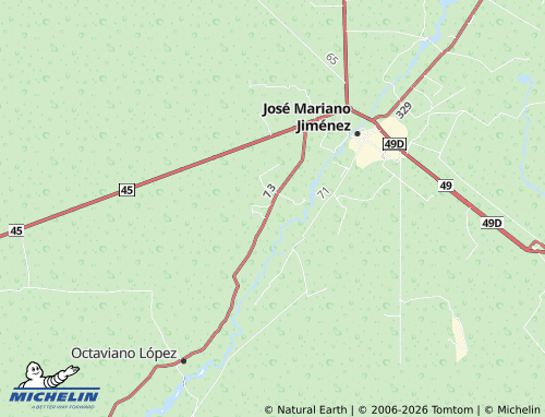 Mapa MICHELIN Ejido Zaragoza - ViaMichelin