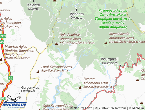 Mapa MICHELIN Elafopidima - ViaMichelin