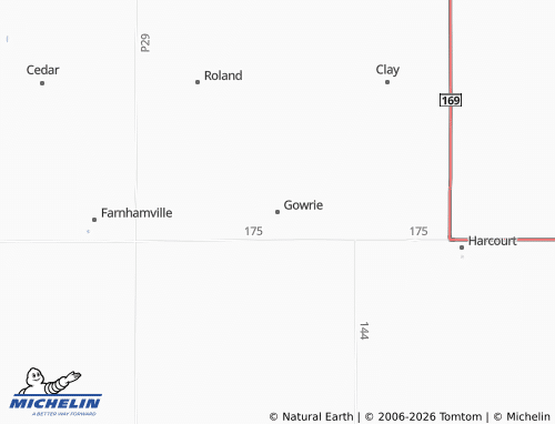 Mapa MICHELIN Gowrie - ViaMichelin