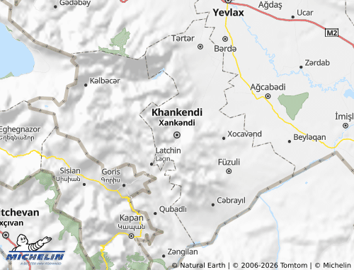 MICHELIN-Landkarte Bergkarabach - ViaMichelin