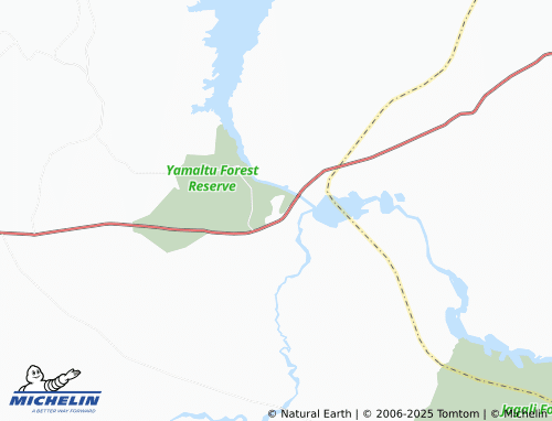 MICHELIN Dadin-Kowa map - ViaMichelin