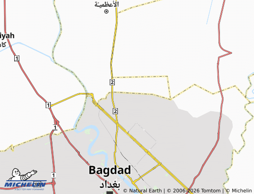 MICHELIN Shaab North map - ViaMichelin
