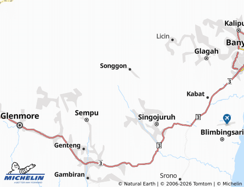 MICHELIN-Landkarte Sumber Baru - ViaMichelin