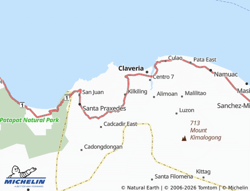Mapa MICHELIN Mabnang - ViaMichelin