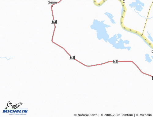 MICHELIN Doundé Koussem map - ViaMichelin