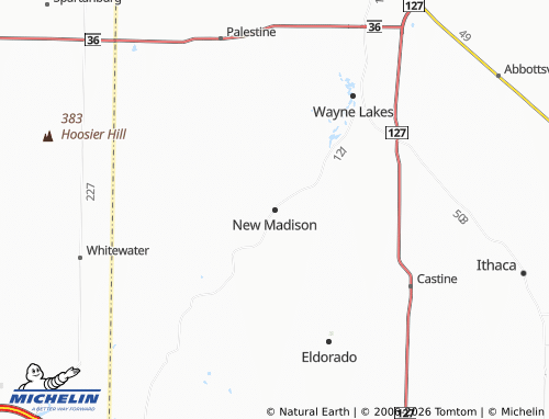Carte MICHELIN New Madison - ViaMichelin