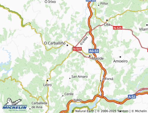 MICHELIN Motegrande map - ViaMichelin