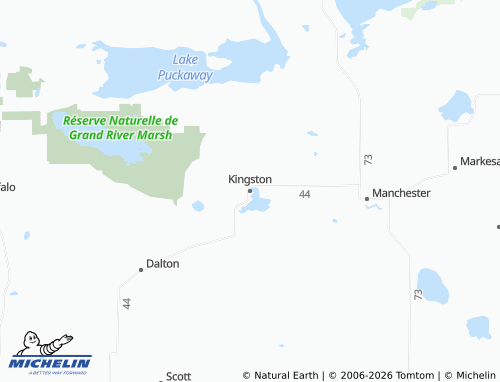 Mappa MICHELIN Kingston - ViaMichelin