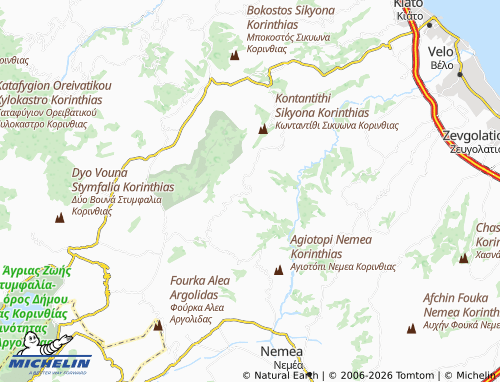 MICHELIN Titani map - ViaMichelin