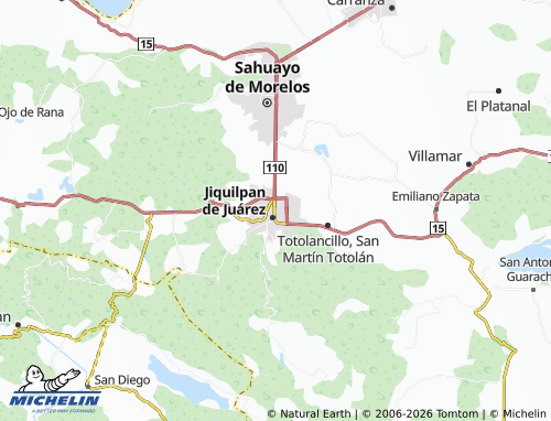 Mapa MICHELIN San Cayetano - ViaMichelin