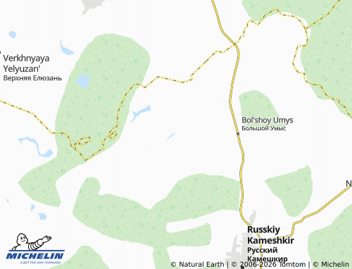 MICHELIN-Landkarte Klyuchi - ViaMichelin