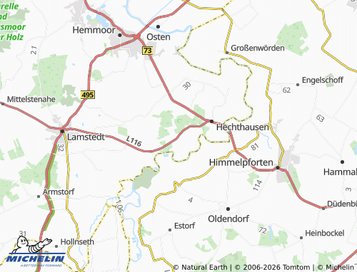 MICHELIN Klint map - ViaMichelin