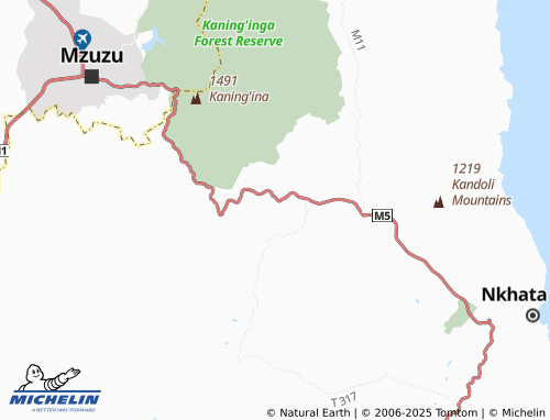 MICHELIN Chikondawanga map - ViaMichelin