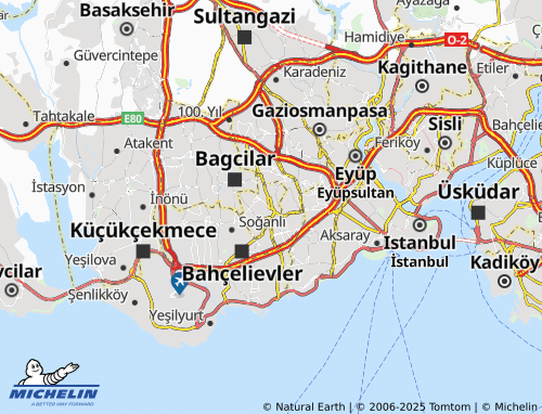 MICHELIN Sanayi map - ViaMichelin