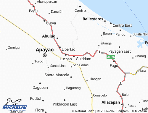 Mapa MICHELIN Guiddam - ViaMichelin