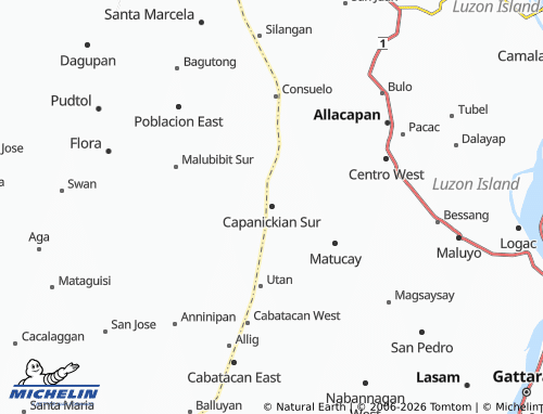 MICHELIN Capanickian Sur map - ViaMichelin