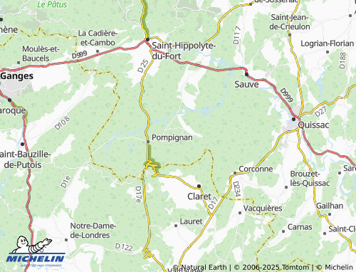 Carte MICHELIN Guillaumand - ViaMichelin