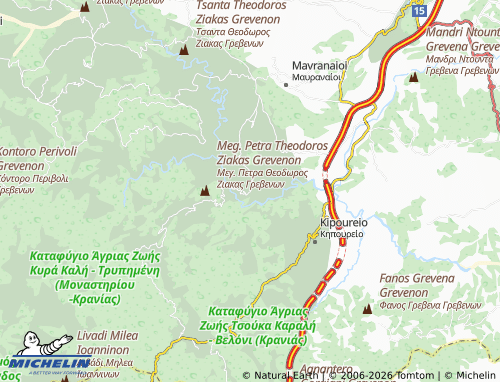 Carte MICHELIN Trikomo - ViaMichelin