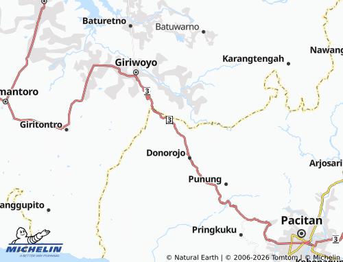 Carte MICHELIN Belah - ViaMichelin