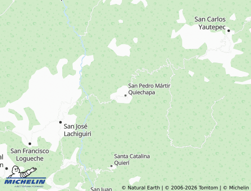 Mapa MICHELIN San Pedro Mártir Quiechapa - ViaMichelin