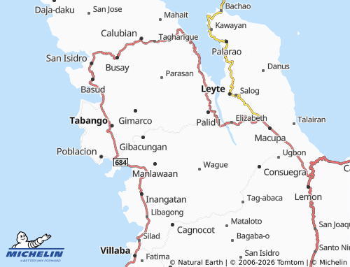 MICHELIN Iraya map - ViaMichelin