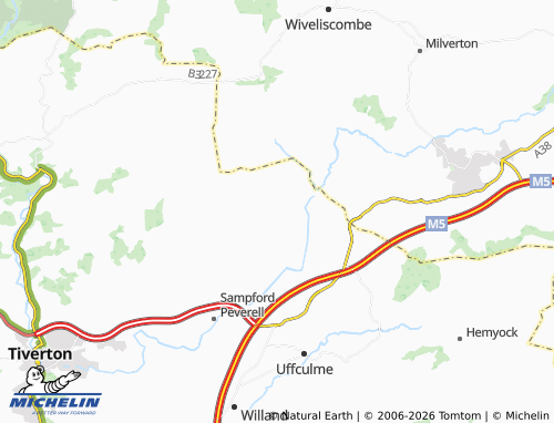 Mappa MICHELIN Holcombe Rogus - ViaMichelin