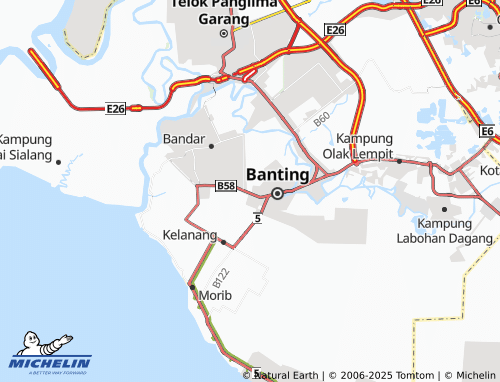 MICHELIN Taman Seri Pelangi map - ViaMichelin