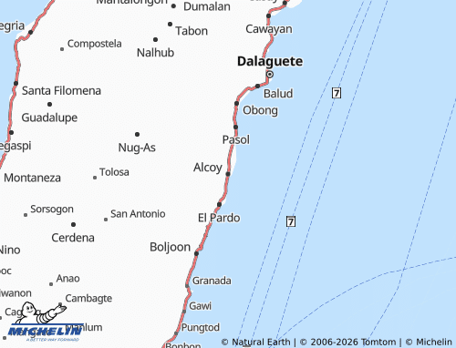MICHELIN Alcoy map - ViaMichelin