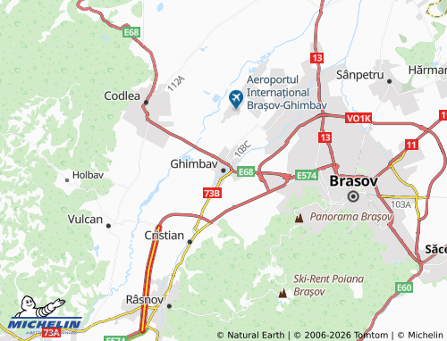 MICHELIN Ghimbav map - ViaMichelin