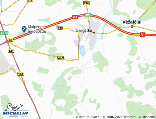 Mapa MICHELIN Dovilai - ViaMichelin