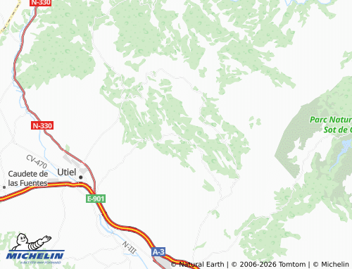 Mappa MICHELIN Estenas - ViaMichelin