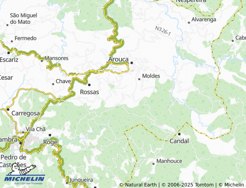 Mapa MICHELIN Granja de Moldes - ViaMichelin
