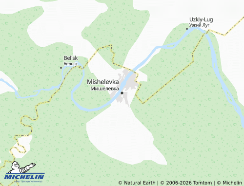 MICHELIN-Landkarte Mishelevka - ViaMichelin