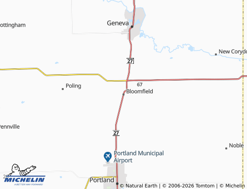 Mappa MICHELIN Bloomfield - ViaMichelin