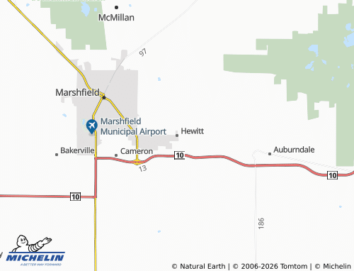 Mapa MICHELIN Hewitt - ViaMichelin