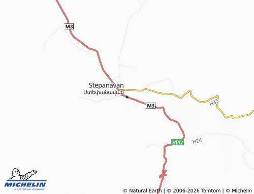 Mapa MICHELIN Stepanavan - ViaMichelin