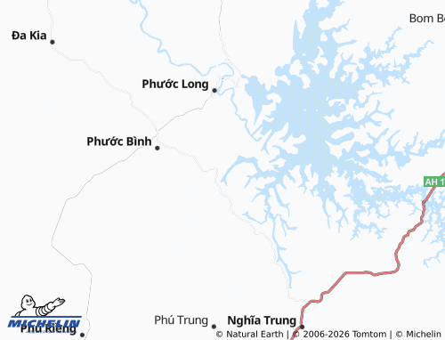 MICHELIN Phước Tín map - ViaMichelin