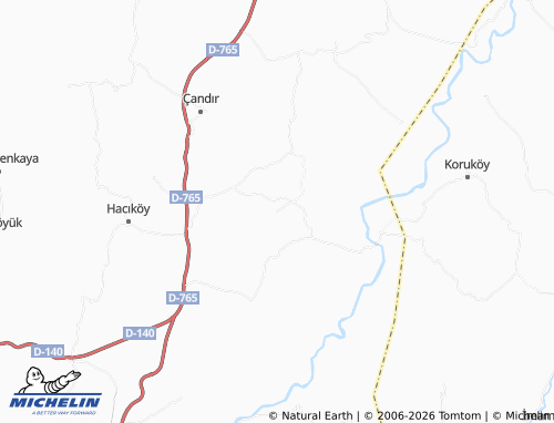 Mapa MICHELIN Tilki - ViaMichelin