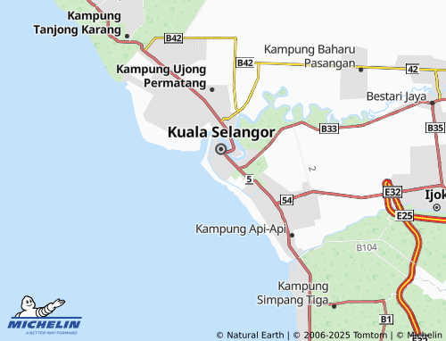 MICHELIN Taman Desiran Malawati map - ViaMichelin
