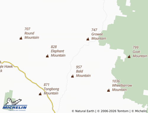 MICHELIN Upper Growee map - ViaMichelin