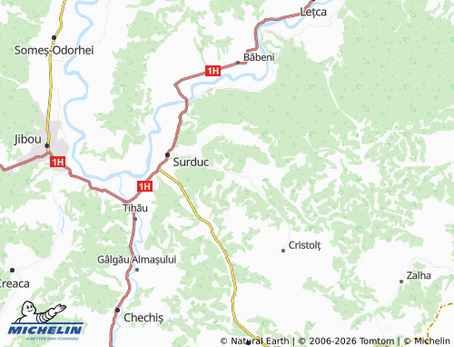 MICHELIN Cristolțel map - ViaMichelin