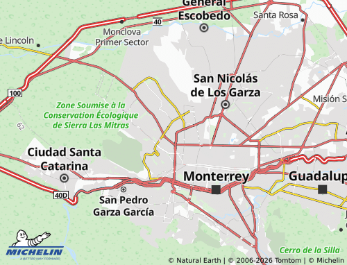 Mappa MICHELIN Jardín de las Mitras - ViaMichelin