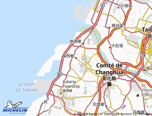 MICHELIN Xianxi Township map - ViaMichelin