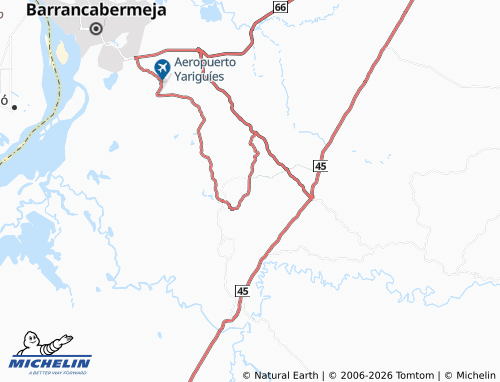 MICHELIN Campo 14 map - ViaMichelin