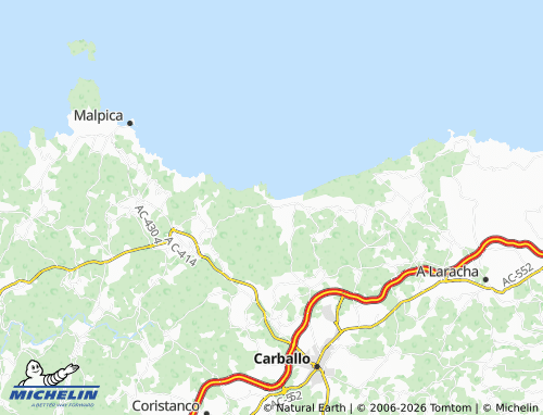 MICHELIN Razo da Costa map - ViaMichelin