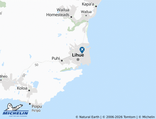 Mappa MICHELIN Lihue - ViaMichelin