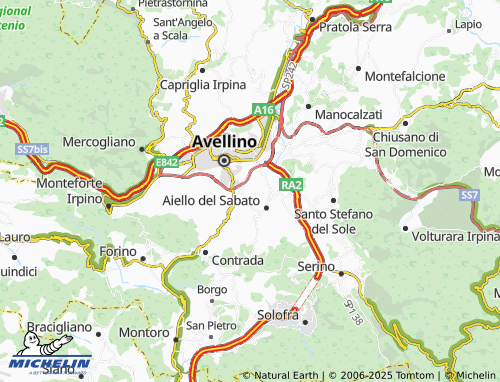 MICHELIN Campomanente map - ViaMichelin